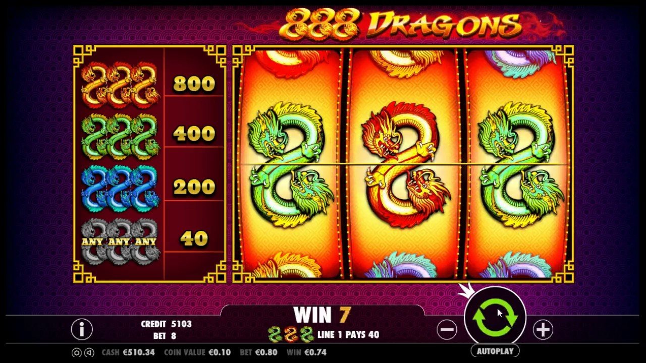Hướng dẫn chơi đánh xèng 888 Dragons tại HappyLuke